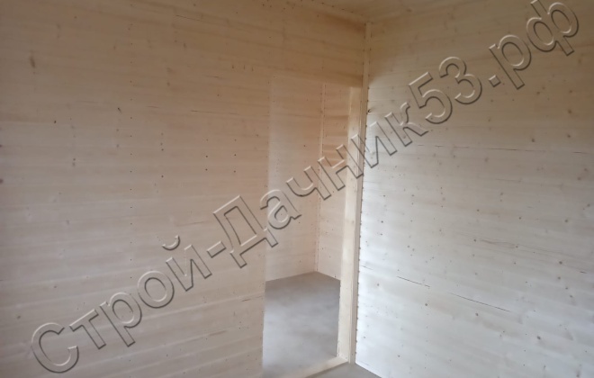 4 Каркасно-щитовой дом Д-51, 6х8м, 48 М², Московская область, Шаховской район, коттеджный посёлок Лесное озеро. (11)